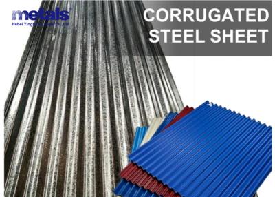 China Hoja de techo corrugada de zinc galvanizado G550 para la construcción Z40 Hoja de metal ondulado en venta