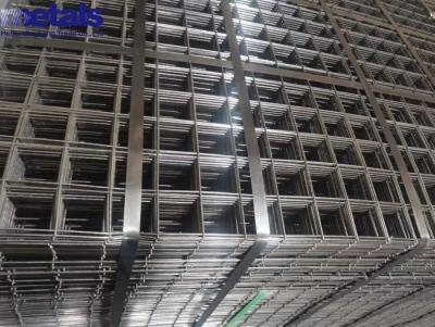 China 2x2 Galvanized Cattle Welded Wire Mesh Panel 8 X 4 Galvanised Reinforcing Concrete Rebar Welded Wire Mesh Panel for sale