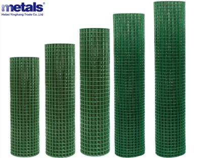 China 14x14 Welded Wire Mesh Roll 14 16 17 18 Gauge 1x2 Gi Galvanized Welded Wire Mesh Rolls And Panels Pedestrian for sale