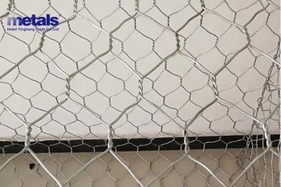 China 1-Zoll-Größe Hex-Netting-Drahtnetz aus verzinktem Stahl in Silber zu verkaufen