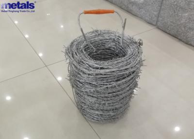 China Electro Galvanized Double Strand BWG12x12 4 barbed concertina wire For Expressways for sale