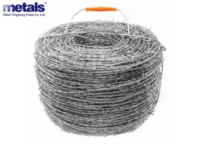 Cina Prezzo per rotolo 1.6mm 500m Arame Farpado Barbed Wire Roll per recinzioni agricole in vendita