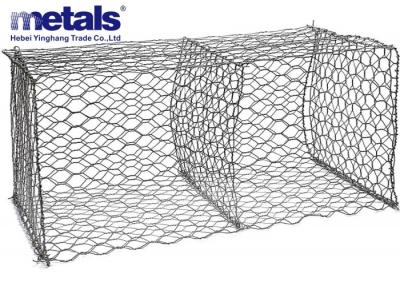 China Schwere Zinkbeschichtung heiß getaucht galvanisierte hexagonale Gabionsteinbox gut gegen Korrosion zu verkaufen