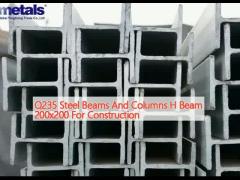 Q235 Steel Beams And Columns H Beam 200x200 For Construction