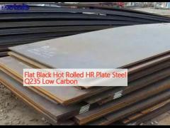 Flat Black Hot Rolled HR Plate Steel Q235 Low Carbon