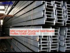 Mild Universal Structural Steel Beams Profiles SS400 Q235B