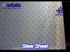 hot rolled hot rolled checkered steel plate/ sheet q235 2.0 - 12mm thickness
