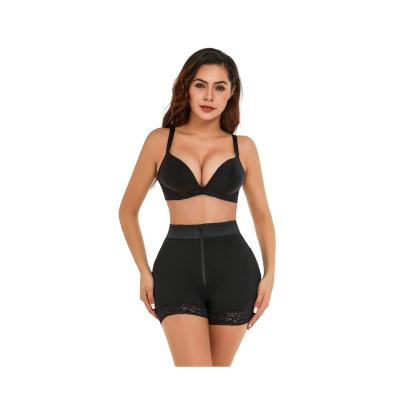 China New style breathable soft, breathable sexy zipper-breasted two-in-one slim control high-waist tummy pants for sale