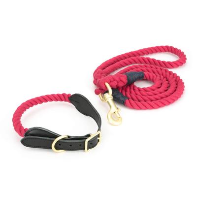 China Factory Stocked Cheapest Ombre Brand Custom Innovative Dog Collar Leash Dog Leashes Rope Dog Leashes for sale