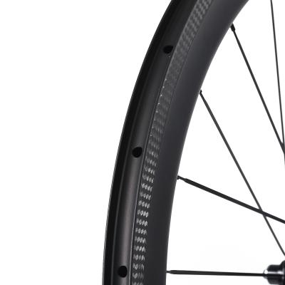 China 700c carbon bicycle rim road V brake quick release carbon fiber bicycle wheel opening of the bicycle carbon fiber wheel set etc. 700c road 50mm for sale