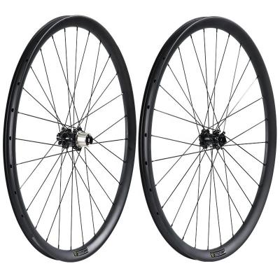 China mountain bikes 29 inch mountain wheel rim carbon fiber mtb carbon fiber wheel set full carbon asymmetric tubeless mountain wheel set for sale