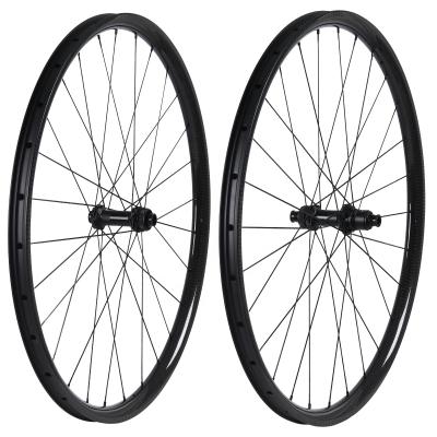 China 29er Mountain Bikes Wide Carbon Wheelset 36mm MTB Carbon Fiber Wheelset Customized Hub DT180 Mountain Bike Carbon Fiber Wheelset for sale