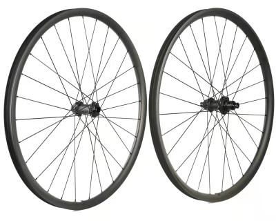 China Customizable Asymmetric Carbon Fiber MTB Wheel Set 36mm Wheel 27.5 Mountain Bikes Mountain Bike Hub MTB Carbon Fiber Wheel Set for sale