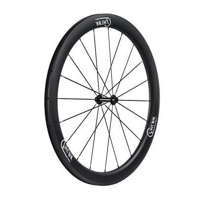 China Road Bikes Wholesale Road Carbon Fiber Bicycle Rims 50mm Depth , 700C Road Carbon Bicycle Wheels for sale