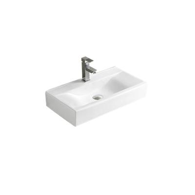 China YY9268 Modern High Quality Counter Type Ceramic White Wash Basin Wash Basin for sale