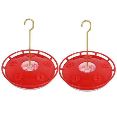 China Sustainable Outdoor Hanging Hook Saucer Hummingbird Watertight Feeders For Hummer Birds for sale