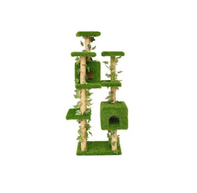 China Viable Pet Cat Furniture Playground Cat Tree Cat House Furniture Multifunctional for sale