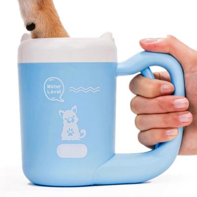 China Viable Paw Cleaner Pet Foot Washing Dog Cats Paw Accessories Cleaning Cup For Cleaning Dog Dog Claw Care for sale