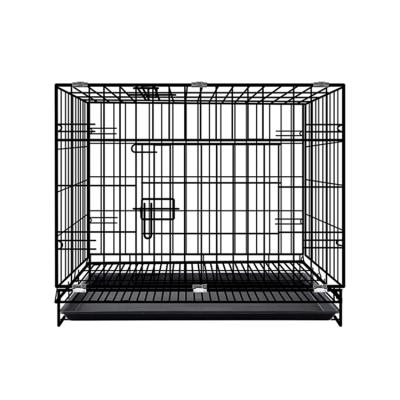 China Breathable Amazon Good Selling Safe Pet Products And Foldable Single Door Metal Dog Crate Pet Cage for sale