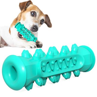 China Amazon Best Selling Viable Tpr Teeth Cleaning Jagged Molar Dog Toy For Pet Bite Rod Dog Toothbrush Chew Play for sale