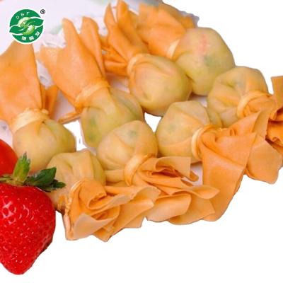 China FROZEN Chinese Prepared Snacks Money Bags with Good Price for sale