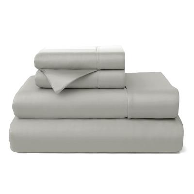 China 2022 New Fashion Anti-static Anti-bacteria Plain 100% Bamboo Fiber Sheet Set Duvet Cover Bamboo Bedding Set for sale