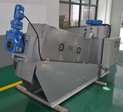 Chine Machine de asséchage de disque à vis de presse de boue multi inoxydable de traitement à vendre