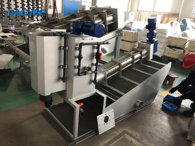 China Spindelpresse der Edelstahl-verschlammen automatische multi Disketten-150kg/H die Entwässerung zu verkaufen