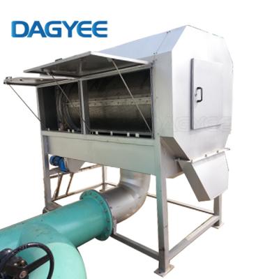 China Stainless Steel No Clogging Vibrating Soil Screener Wastewater Pre Treatment for sale