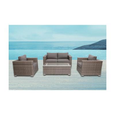 China New Arrival Weather Resistant Garden Furniture Rattan Outdoor Wicker Sofa Set for sale