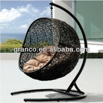 China Modern Granco KAL738 Hanging Wicker Basket Chair for sale