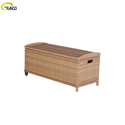 China Outdoor Patio\Garden\Garden Furniture Cushion Box Rattan Storage Boxes Outdoorwicker Cushion Boxes Outdoor Wicker Storage Chest for sale