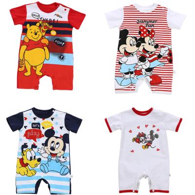 China 100% Cotton Baby Boy Clothes Cartoon One-Piece One-Piece Pants Summer New Fashion Baby Boy and Girls Clothing for sale