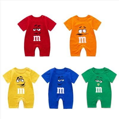 China 100% Cotton Baby Rompers Cartoon Baby Boy Overalls Summer New Baby Rompers Newborn Infant Body Cotton Girls Clothes for sale