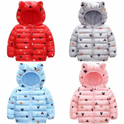 China Hot Newborn Toddler Girls Rabbit Ears Jacket Coat Autumn Winter Baby Girls Hooded Cotton Coats Children Outerwear Boys Children Jackets for sale