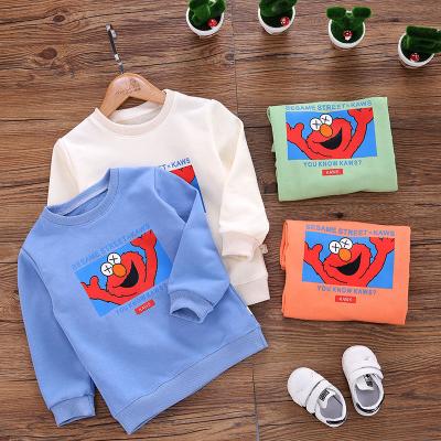 China Boys and Girls Long Sleeve Spring and Autumn Cartoon Long Sleeve T-shirt 2021 New Children's Shirt Lower Children's Sweater for sale