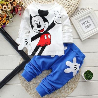 China 20121 autumn children's leisure cartoon stick bear bear sports two-piece baby striped sweater pants suit baby boy suit 2PCS boy clothes for sale