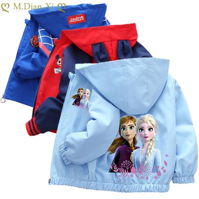 China Free Time Spring and Autumn Girls Elsa Jacket Boys Children and Outwear Girls Outwear Jacket Baby Girl Coat for sale