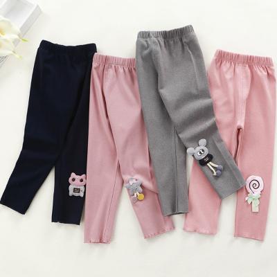 China 2022 spring and winter children's trousers children's gaiters spring and winter cartoon children's outer pants autumn new baby stretch trousers for sale