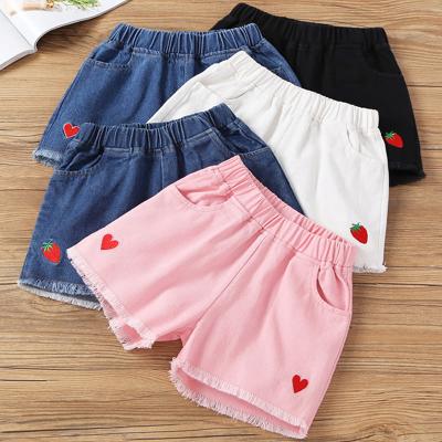 China Free Time Children's Summer Cowboy New Girls Shorts Princess Jeans Children Girls Pants Girls Shorts Bridesmaids Clothes for sale