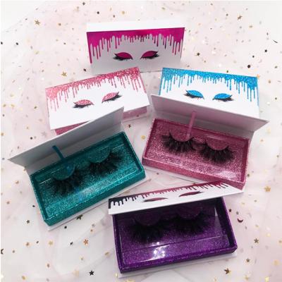 China Wholesale natural fur handmade eyelashes bulk eyelashes supply mink eyelashes free samples 5d 3d 25mm for sale