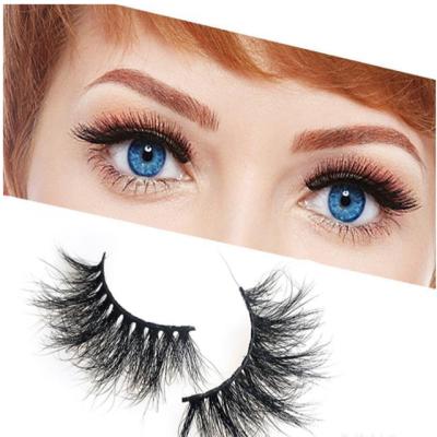 China YOUCHAO Wholesale Good Quality Hand Made 3d Eyelashes 25mm Mink Lashes Natural Eyelashes for sale