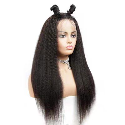 China Hd Transparent Pre Plucked Hd Lace Front Wigs Long Wave 13x6 Lace Front Wig 150% Density Silky Straight Super Remy Hair for sale