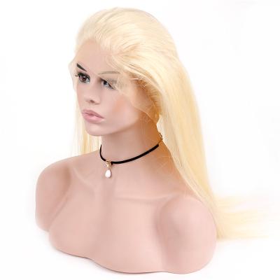 China Wholesale Silky Straight Hd 12 Wave Transparent A 613 Virgin Hair Straight Human Hair Lace Wig 100% Full Lace Wigs for sale