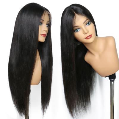 China Silky Straight Wave Wholesale Vendors 13x4 Brazilian Virgin Remy Lace Front Hair Human Hair Full Wigs for sale