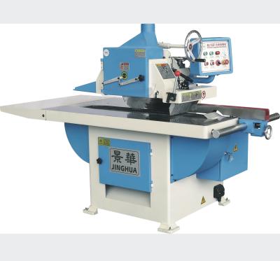 China Top Quality SAGA Horizontal Single Blade MJ153F Woodworking Solid Straight Line Ripping Saw for sale