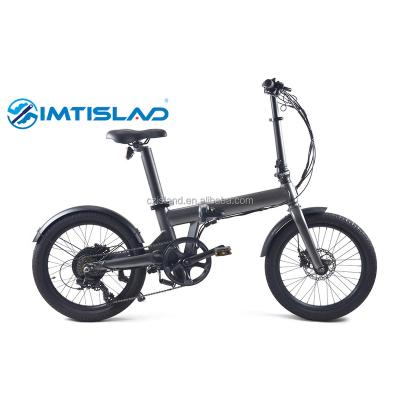 China Aluminum alloy 20 inch folding electric bicycle 350W/500W high speed motor with 7 speed ebike for sale