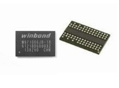 Cina Chip 64Mx16 BGA84 W971GG6JB-18 IC SDRAM DDR2 di memoria flash CI di potere basso in vendita