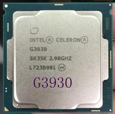 Chine Cachette de l'unité centrale de traitement 2M de bureau de puce de processeur d'unité centrale de traitement de Celeron G3930 2,90 gigahertz de lithographie de 14nm à vendre