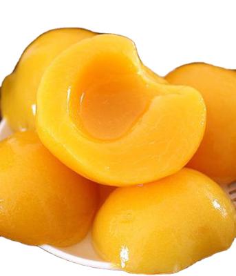 China 425g Delicious Canned/15 Ounce Tin Canned Yellow Peach Halves in Light Syrup for sale